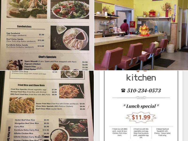 V8 kitchen Menu