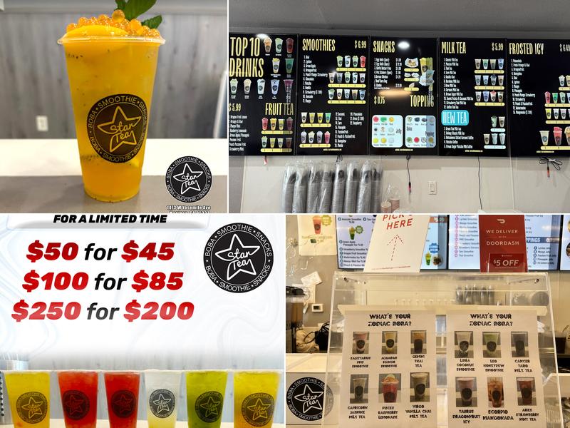 Star Tea Manteca Boba Menu