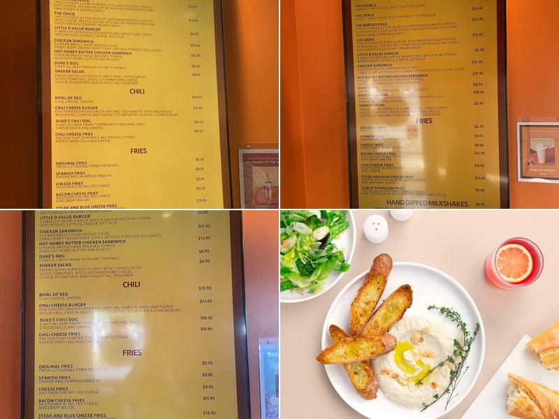 Dukes Old Fashioned Onion Burgers Menu