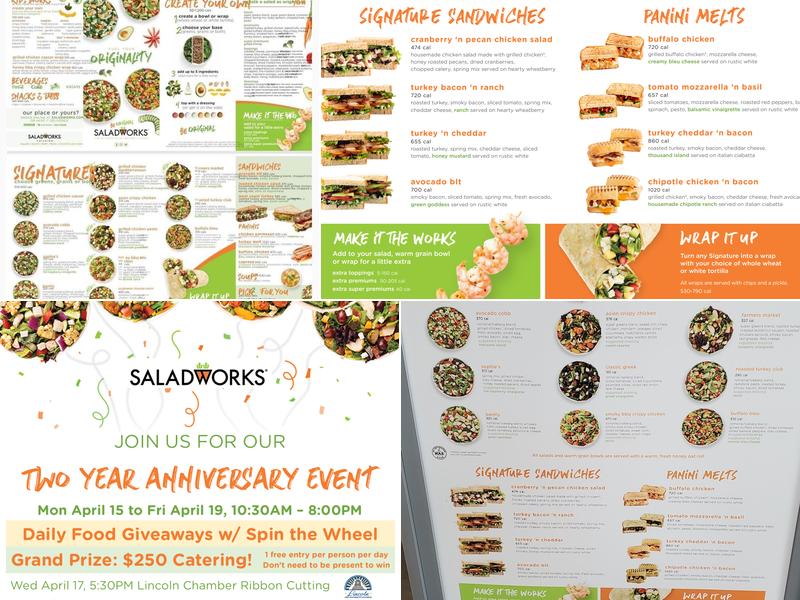 Saladworks Menu