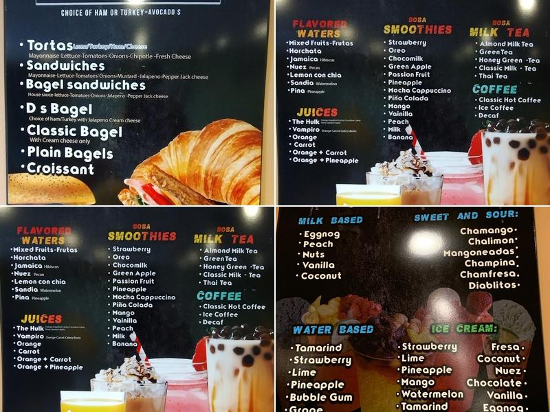 Two Seasons Cafe Y Neveria Menu