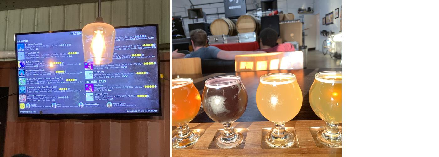 DTSJ Brewing Co Menu