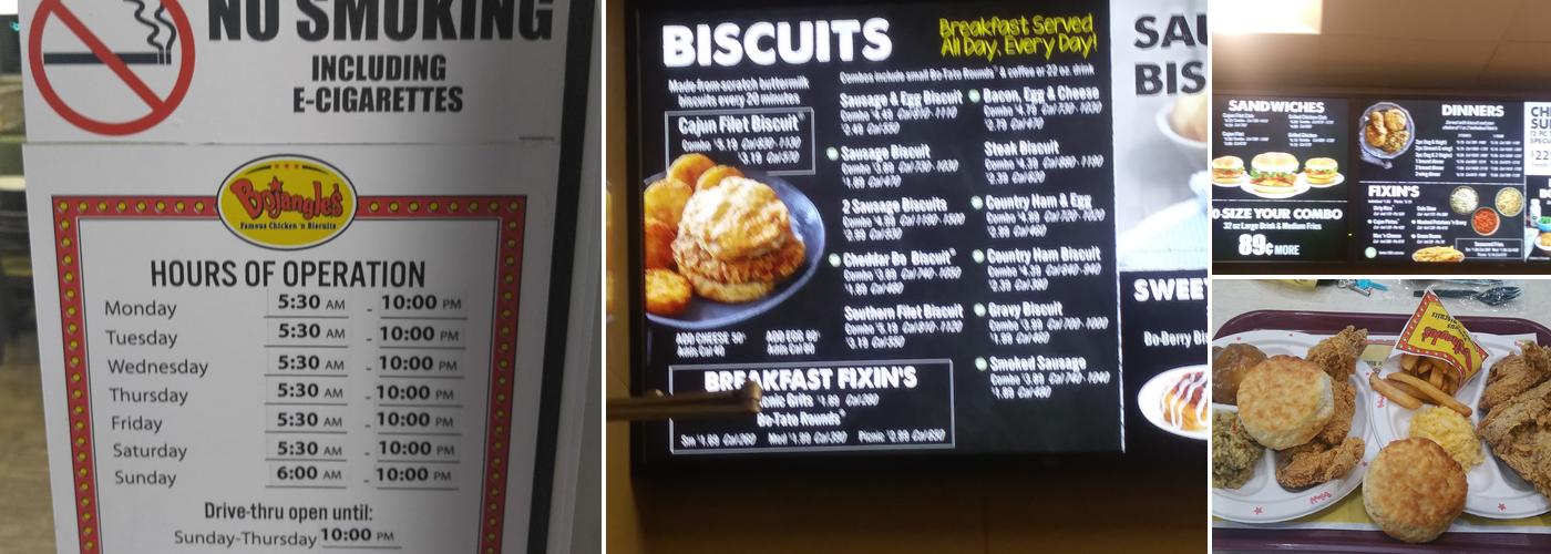 Bojangles Menu
