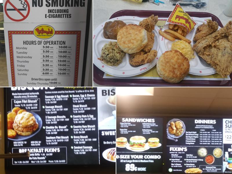 Bojangles Menu
