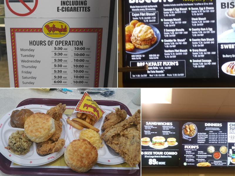 Bojangles Menu