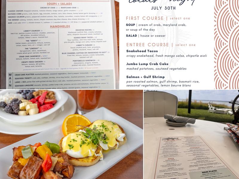 Libbey's Coastal Kitchen and Cocktails Menu