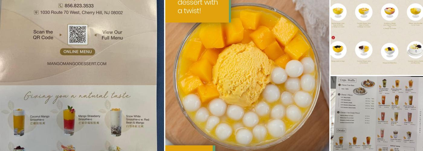 Mango Mango Dessert Menu
