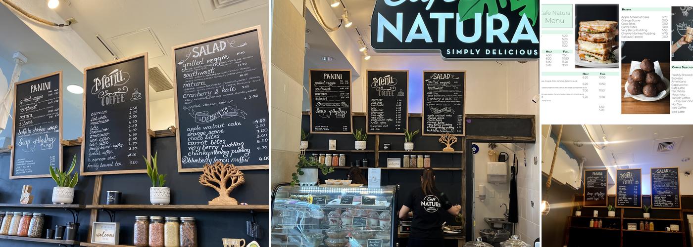 Cafe Natura Menu