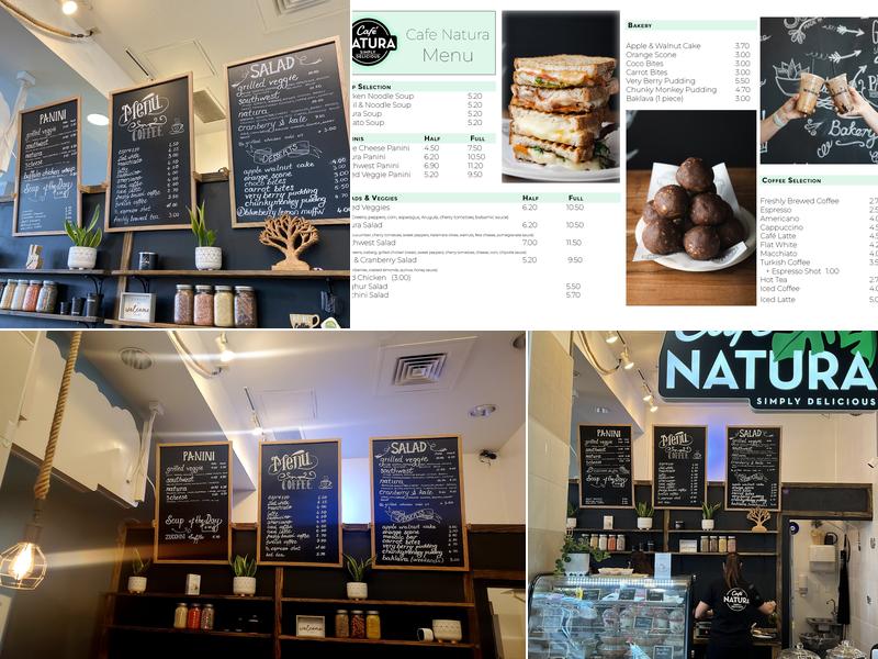 Cafe Natura Menu