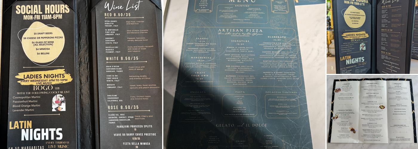 MANGONI Italian Market Pizza Menu