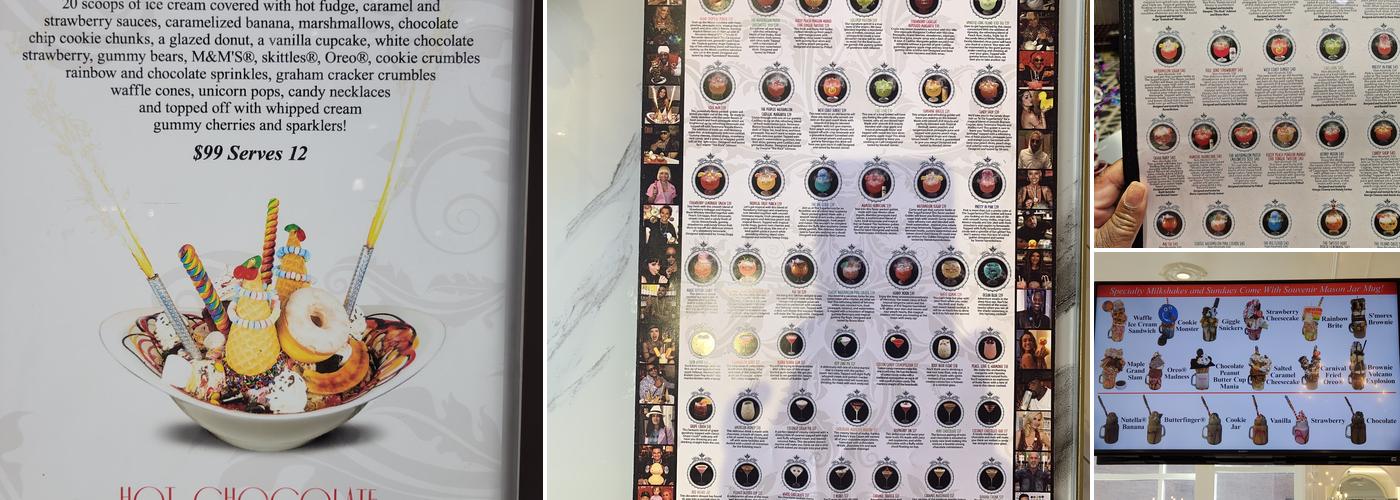 Sugar Factory - Indianapolis Menu