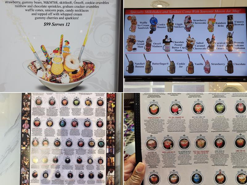 Sugar Factory - Indianapolis Menu