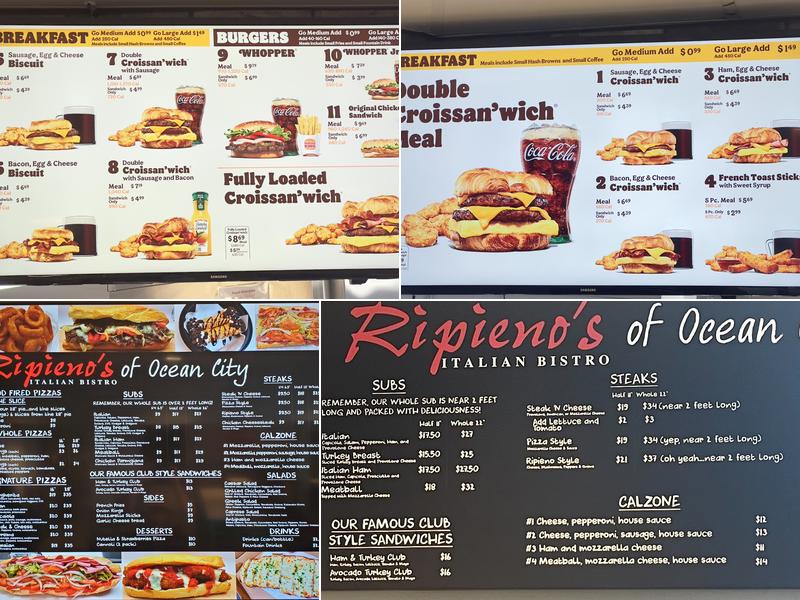 Ripieno's Italian Bistro On Shady Grove Menu