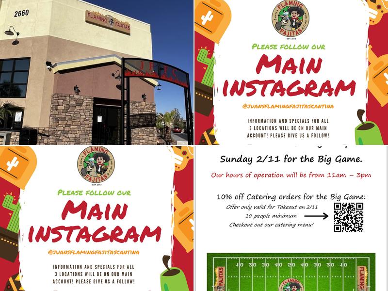 Juan's Flaming Fajitas & Cantina 2660 W Centennial Pkwy, North Las Vegas