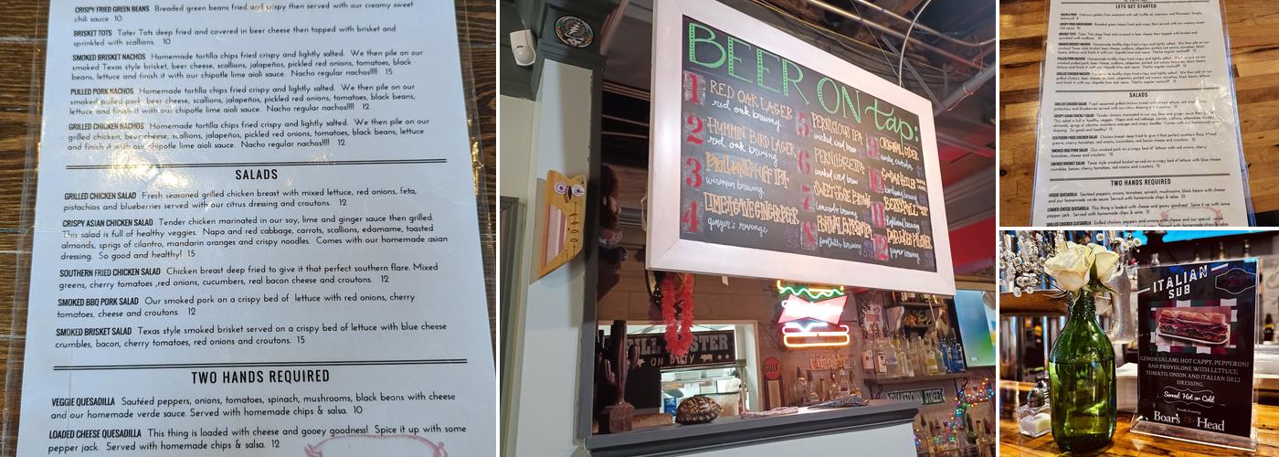 Frady's Taphouse & Eatery Menu