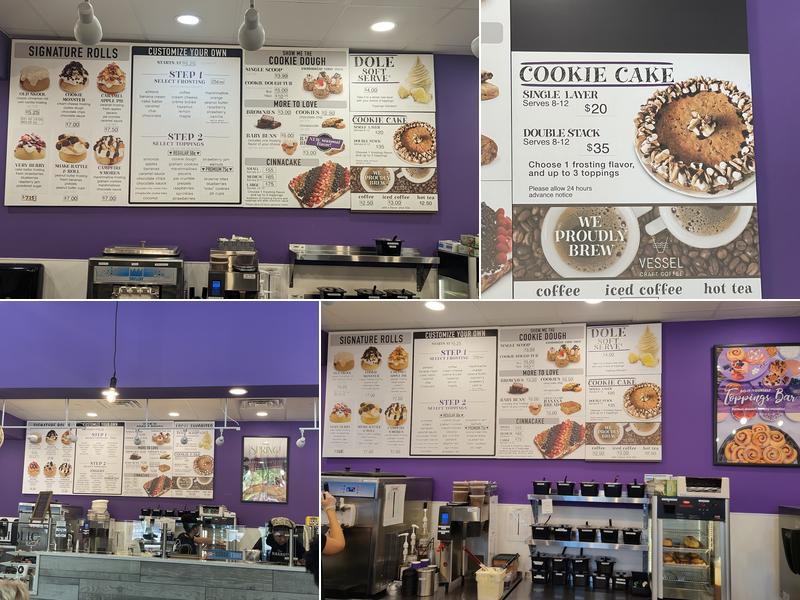 Cinnaholic Menu