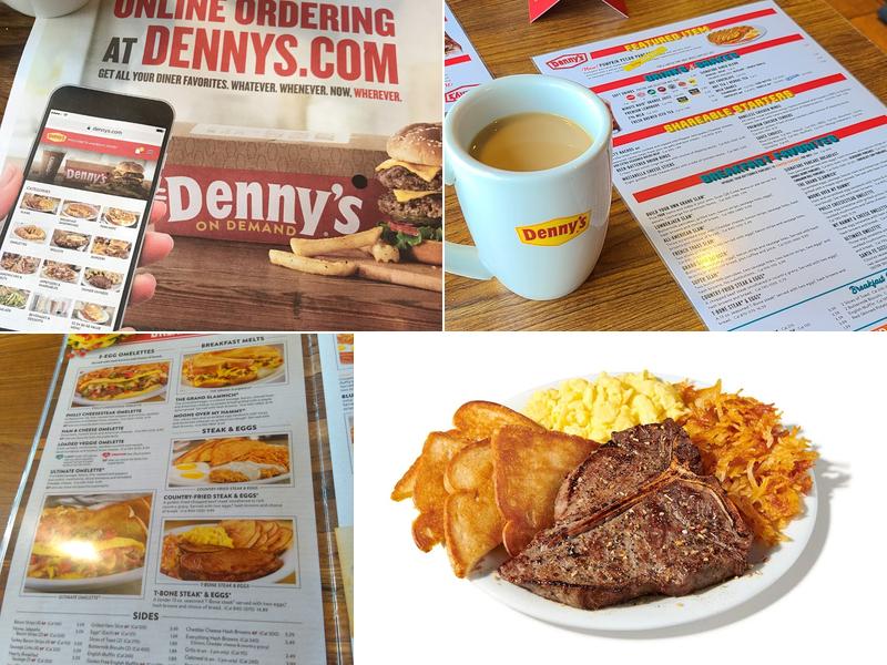 Denny's Restaurant Menu