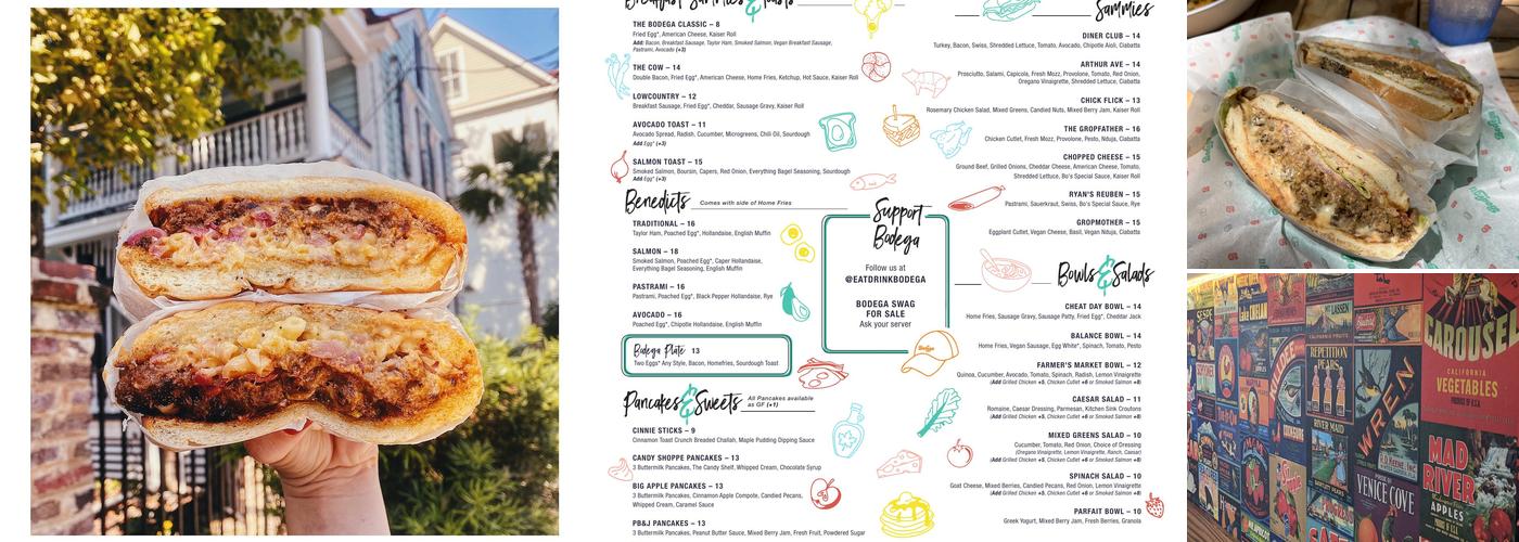 Bodega CHS Menu