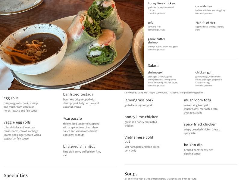 Moon Rabbit Menu