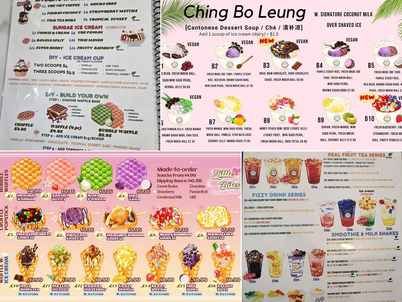 Coconut Paradise & Little Bites Cafe Menu