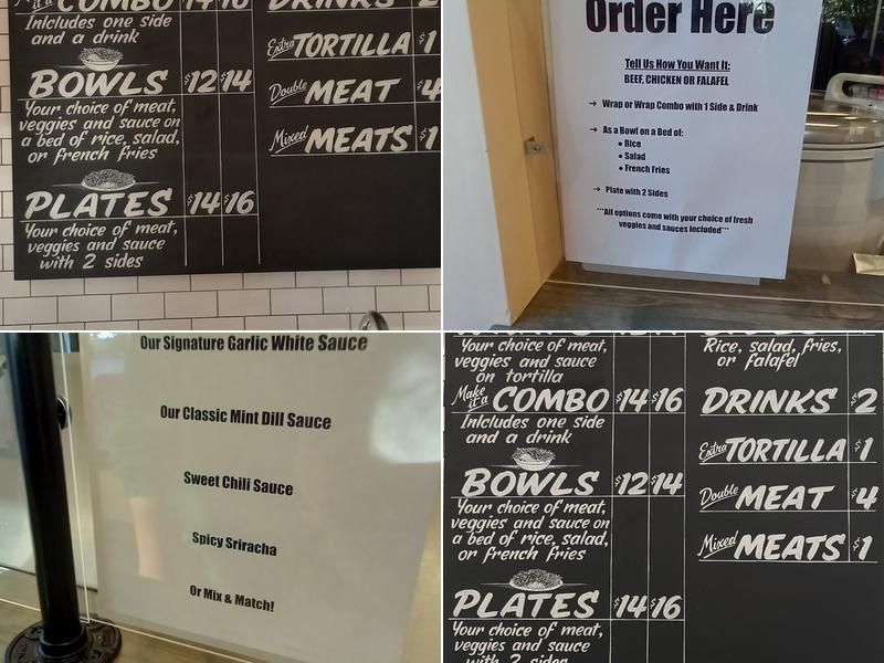 The Meat Revolution Menu