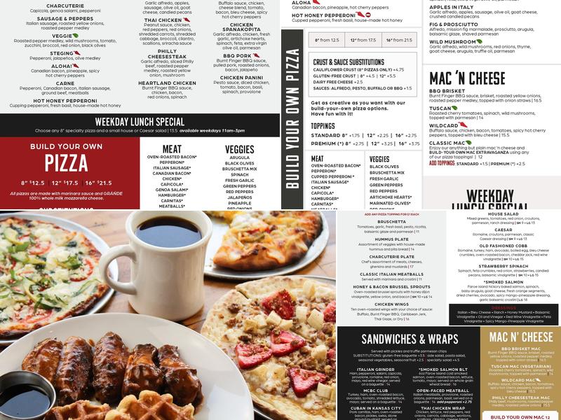 Station 7 Pizza & Taproom Menu