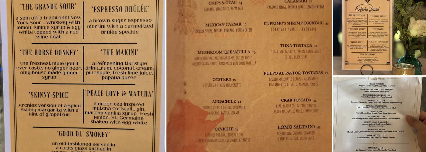 EL PRIMO Menu