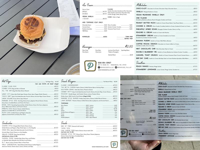 Parkside Pull-Up Menu