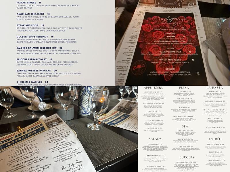 Beneci's D'Italia Cucina Menu