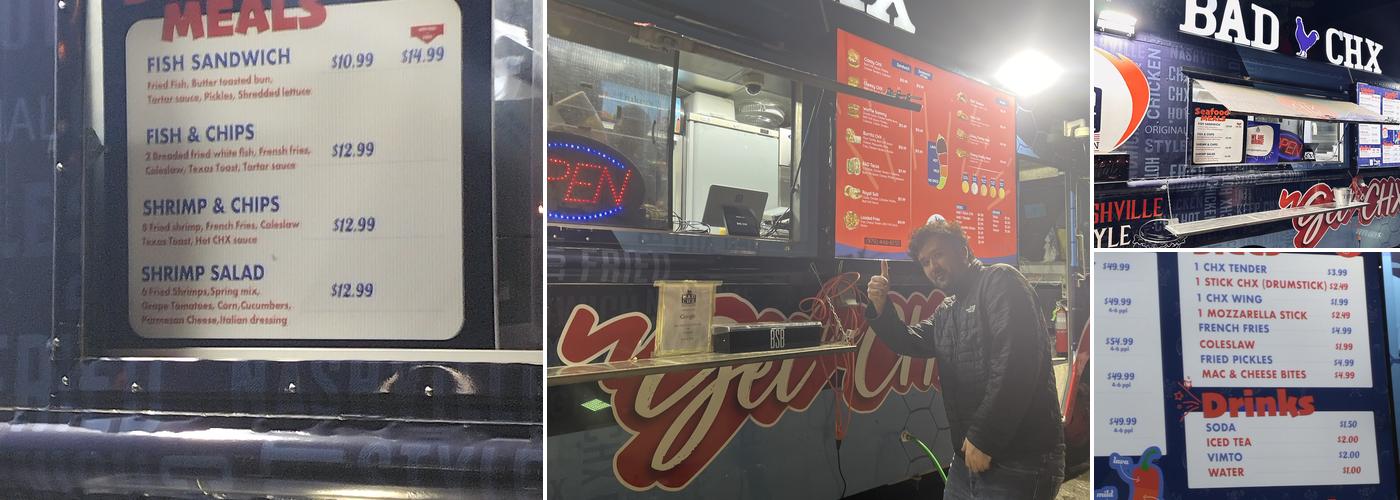 BAD CHX - College Station, TX Menu