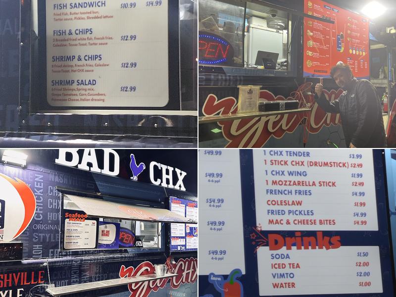 BAD CHX - College Station, TX Menu