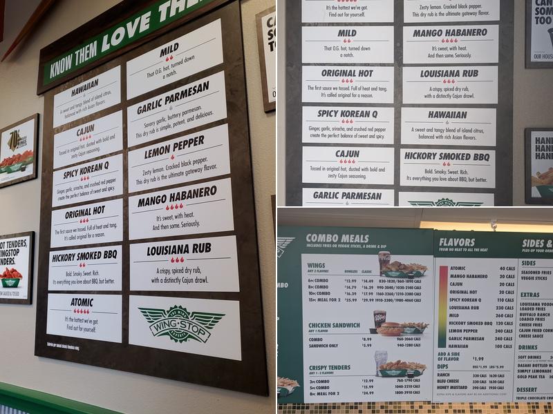 Wingstop Menu
