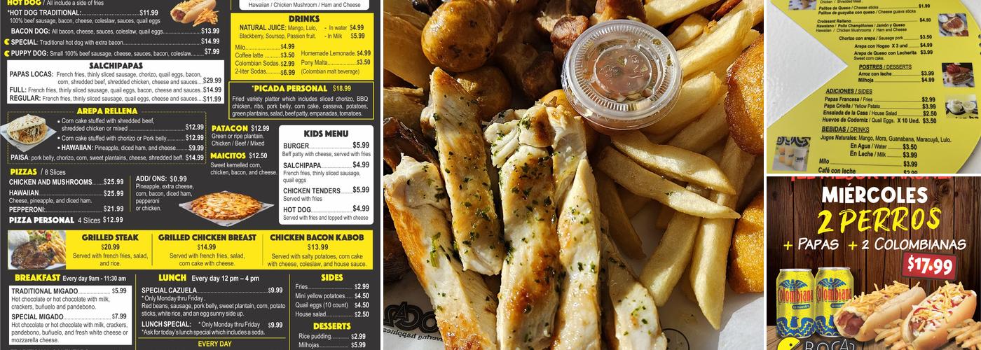 Boca2 Hamilton Menu