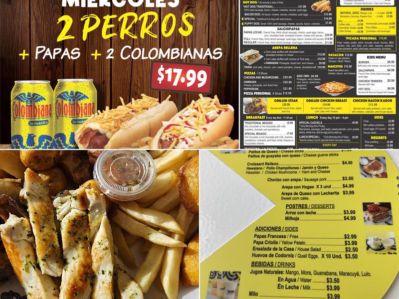 Boca2 Hamilton Menu