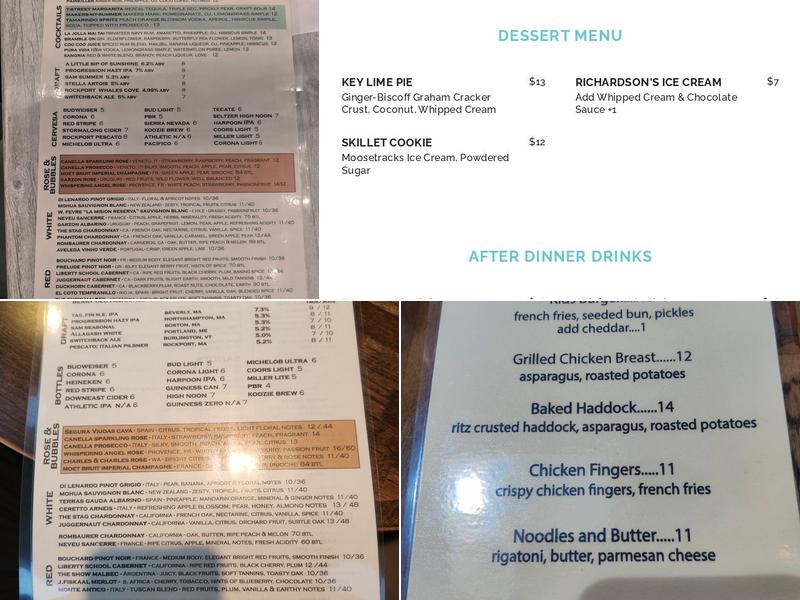 Decklyn's Menu