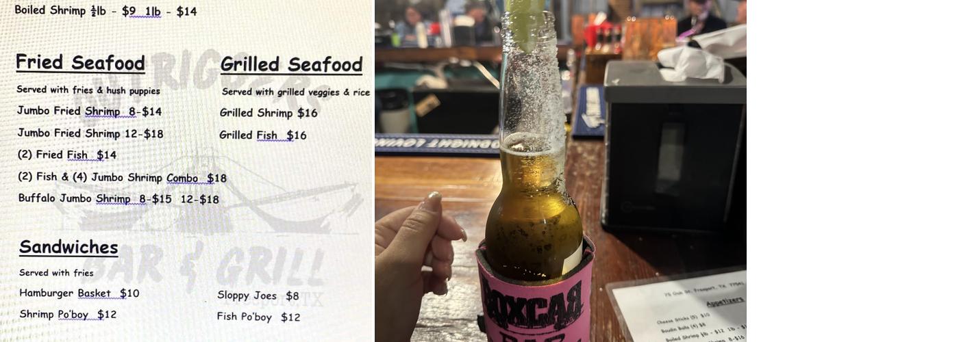 Outrigger's Bar & Grill Menu