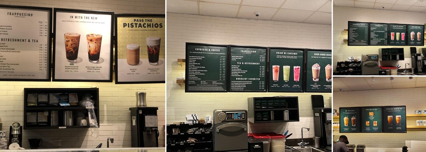Starbucks Menu