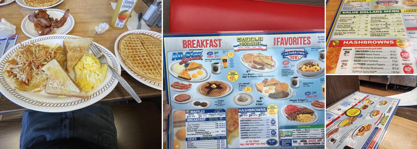 Waffle House Menu