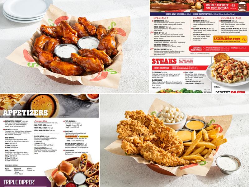Chili's Grill & Bar Menu