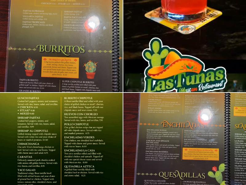 Las Tunas Mexican Restaurant Menu