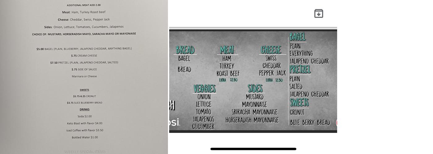 Kravings Menu