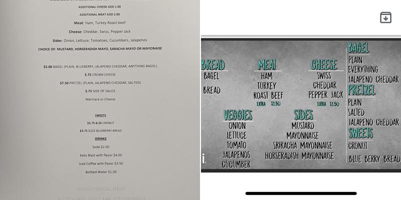Kravings Menu