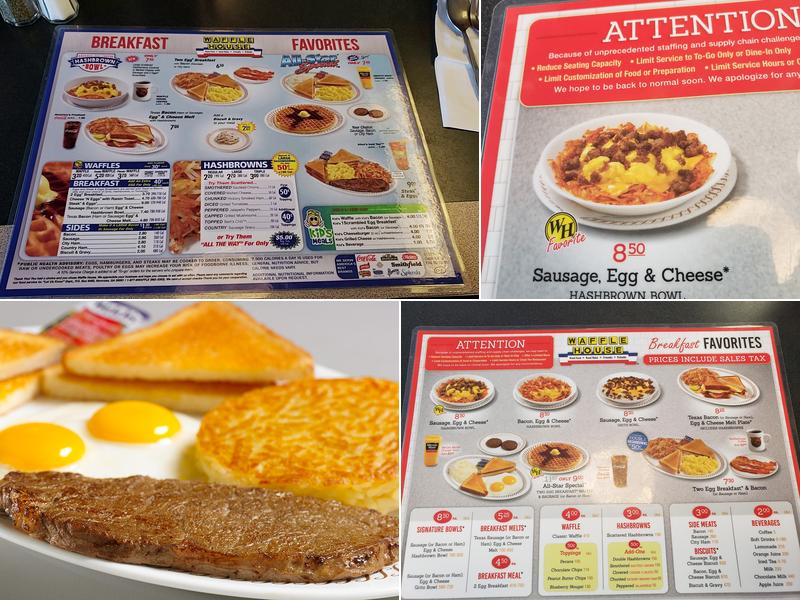 Waffle House Menu