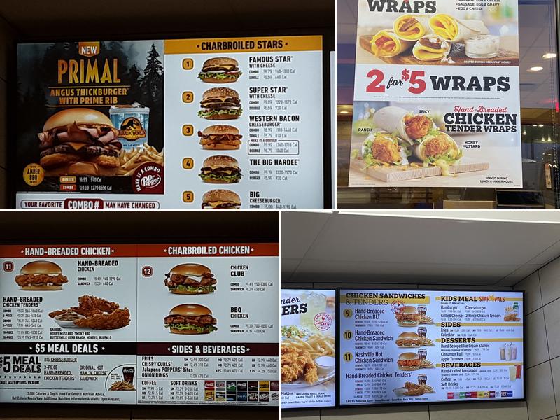 Hardee’s Menu
