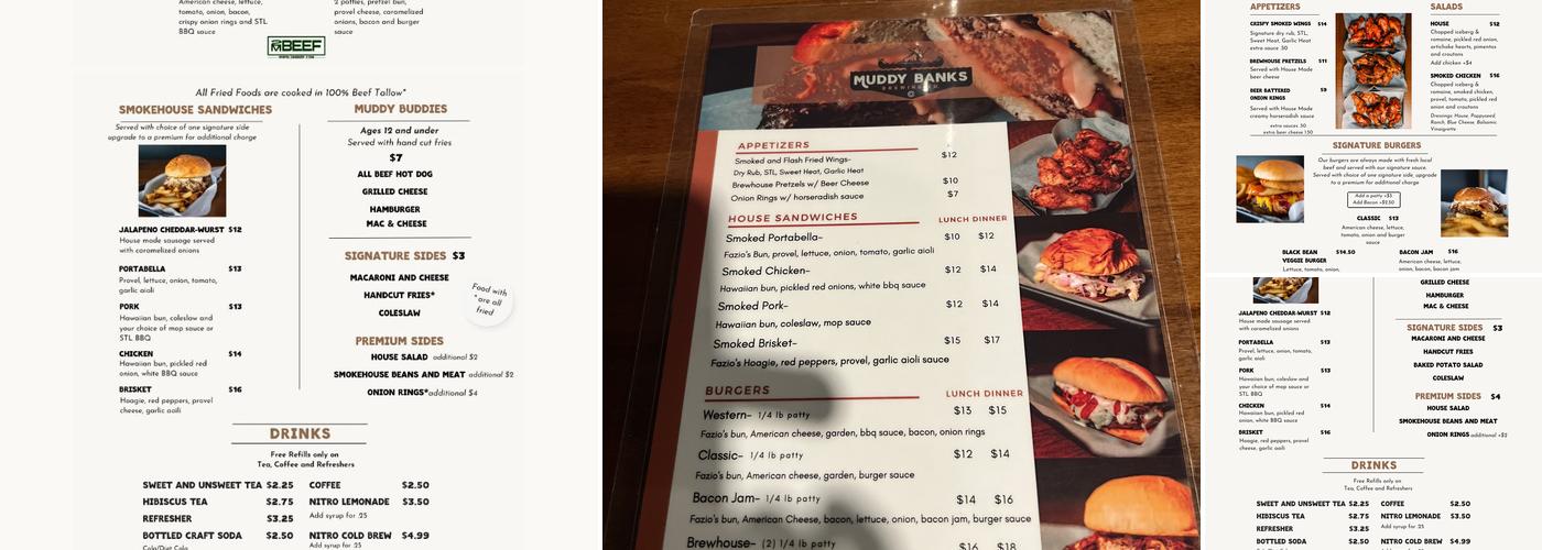 Muddy Banks Brewing Co Menu
