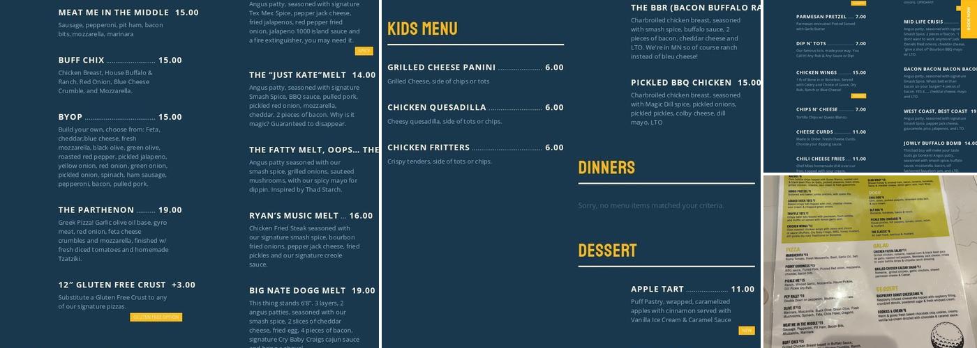 Chip Shots Menu