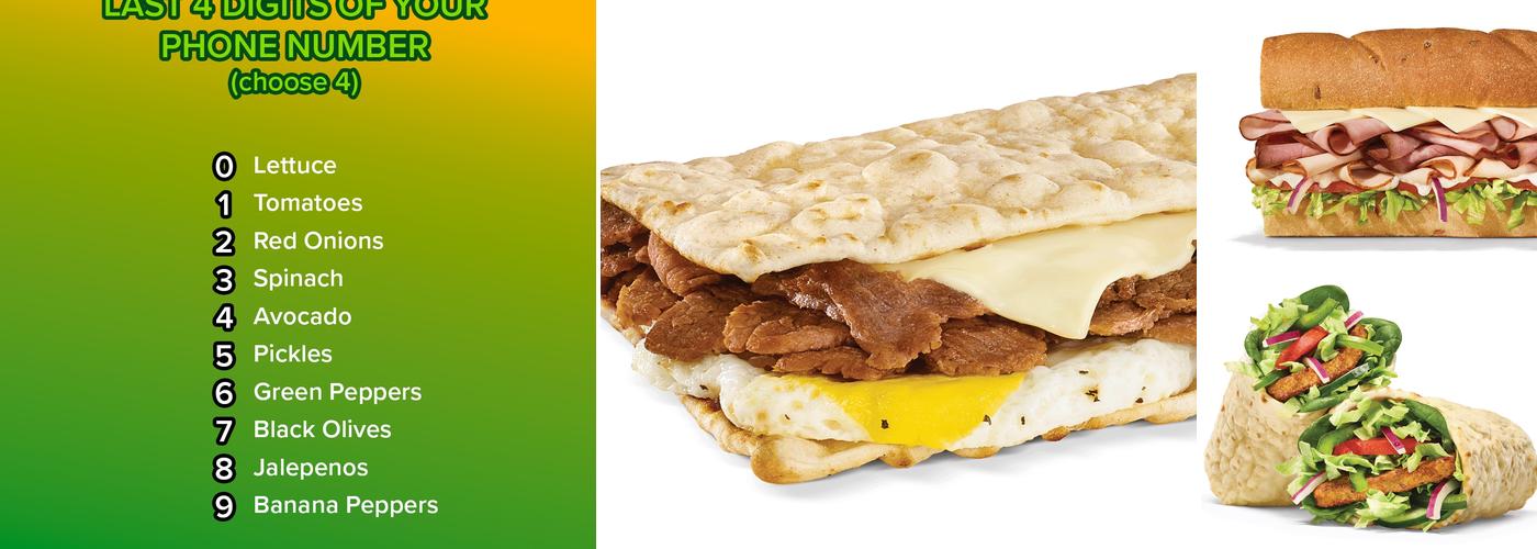 Subway Menu