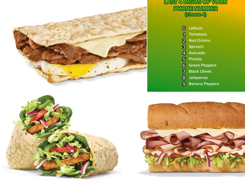 Subway Menu
