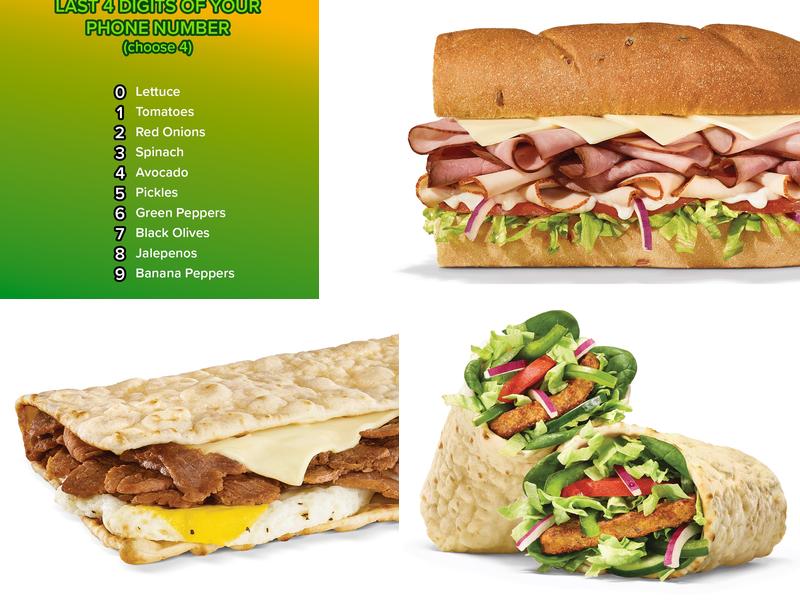 Subway Menu