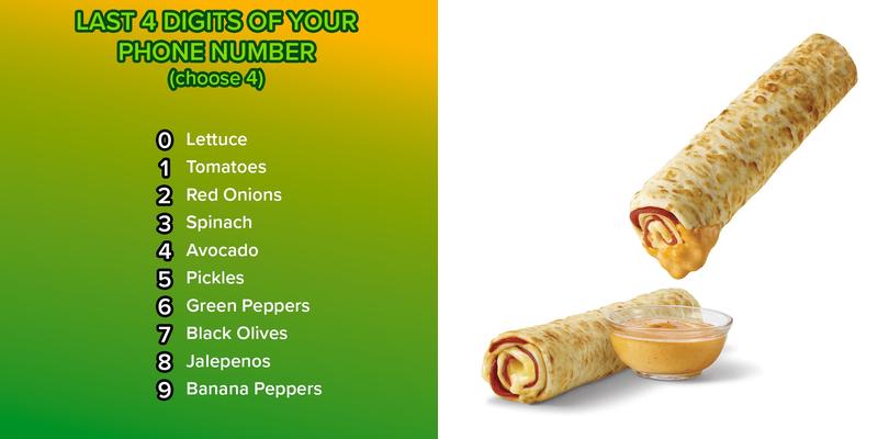 Subway Menu